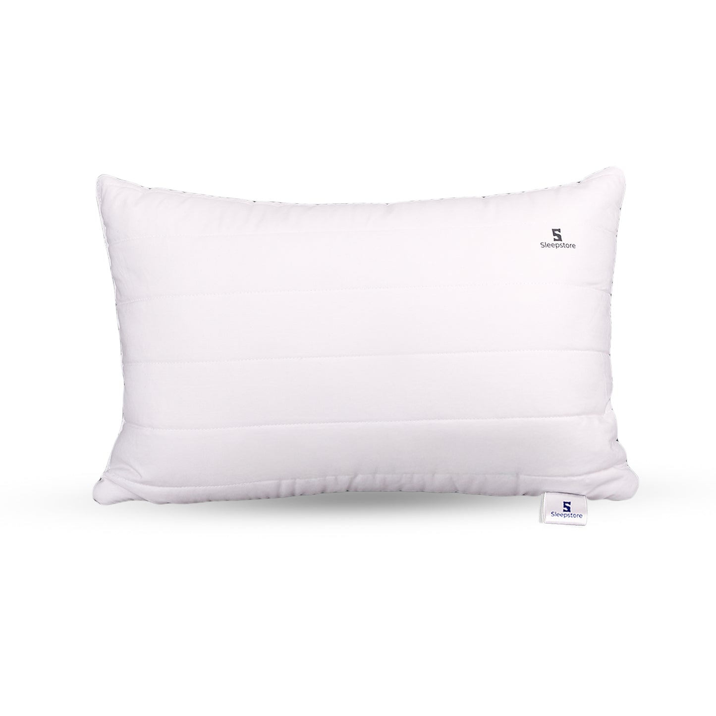 White Granules Adjustable Pillow with quilted cover from Sleepstore