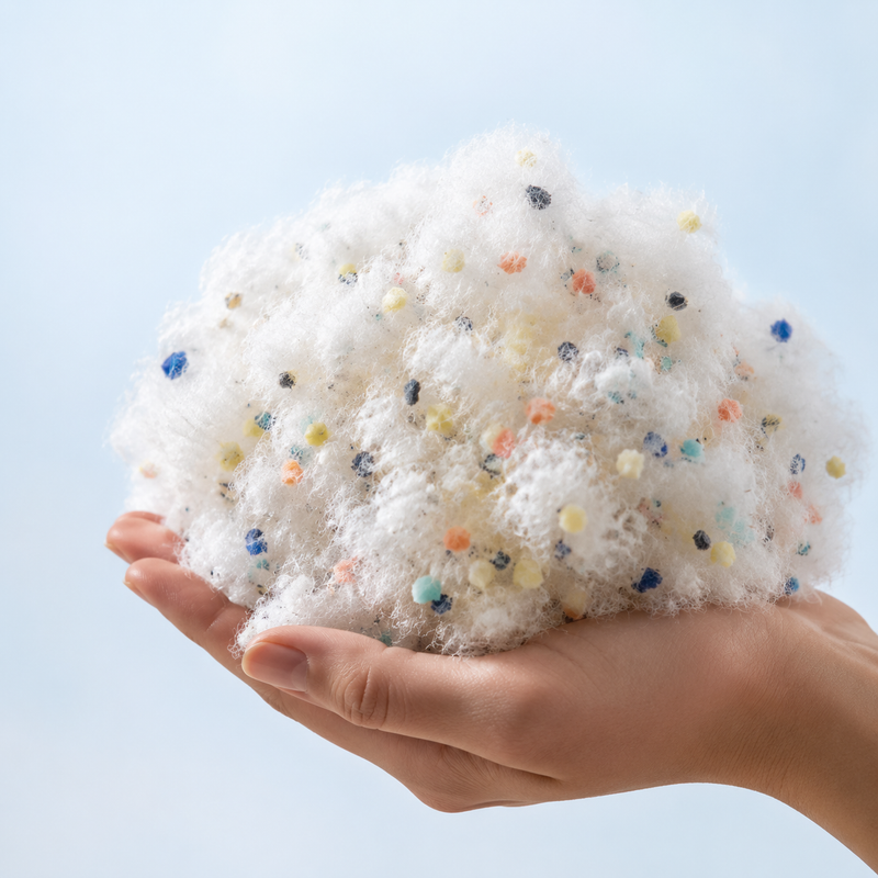 Fibre for give. Foam for shape.