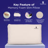 Memory Foam Slim Pillow