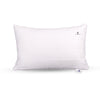 White Granules Adjustable Pillow with quilted cover from Sleepstore