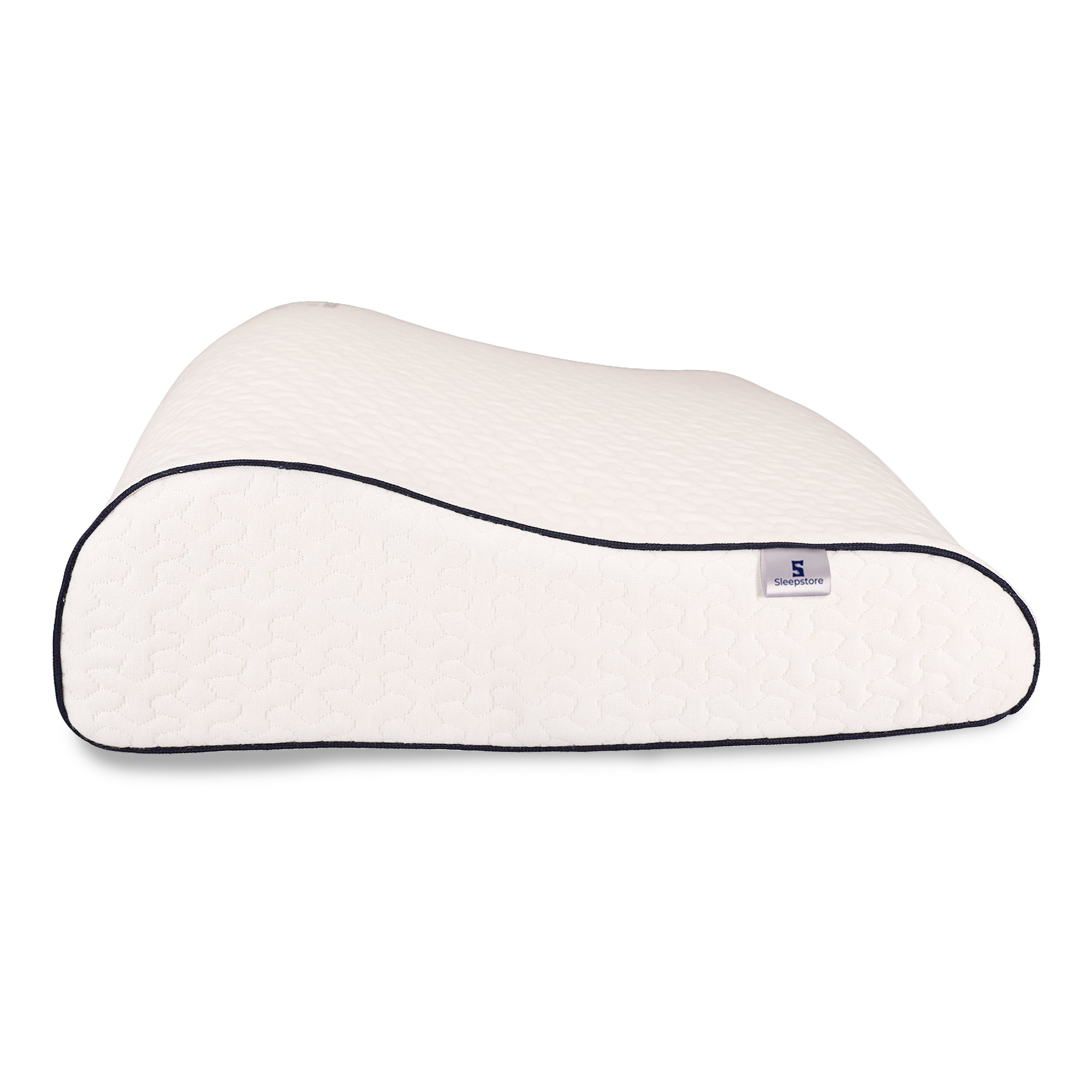 Tencel Memory Foam Cervical Pillow with contour design for neck and back support