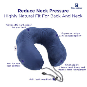 Travel Neck Support Memory Foam Pillow
