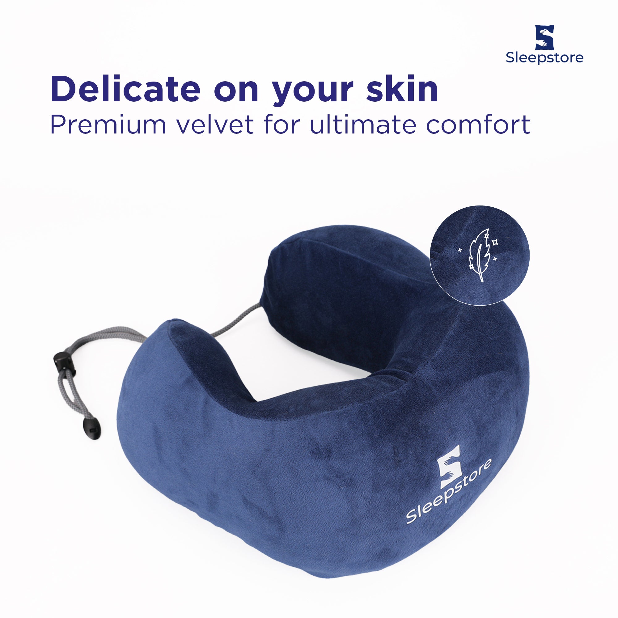 Travel Neck Support Memory Foam Pillow