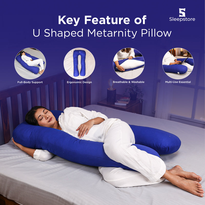 Buy Maternity Pillow U-Shape – Full Body Pregnancy Comfort