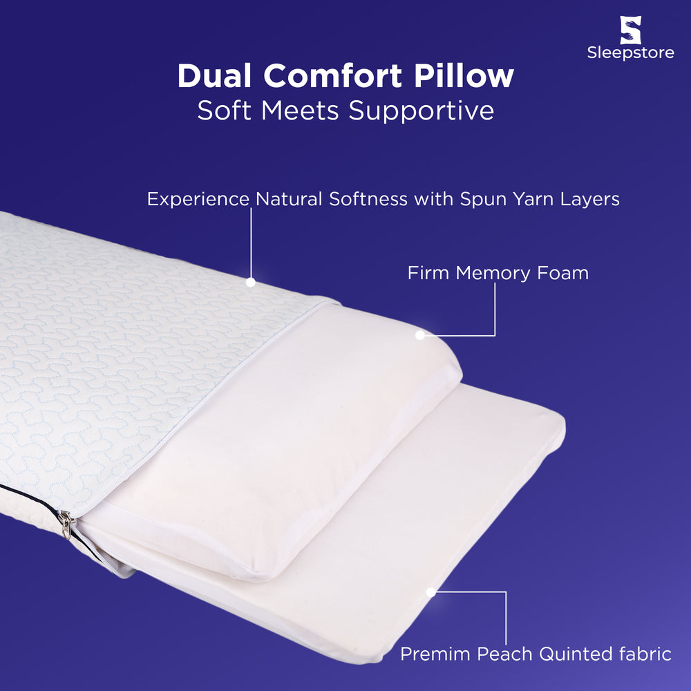 Reversible Memory Foam Pillow