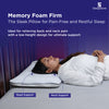 Sleepstore memory foam firm pillow for neck and head support with pain relief.